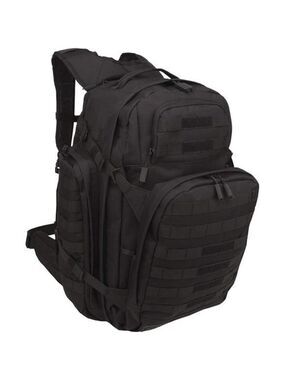 Black Tactical Backpack 64L Internal Frame Military Hiking MOLLE Gear Bag